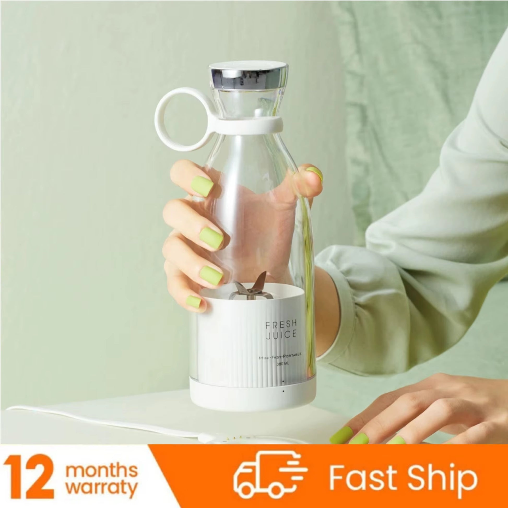 Portable Rechargeable Juicer Blender Wireless Mixer Fresh Juice 350Ml Usb Mini Fruit Extractors Food Milkshake Juice Maker